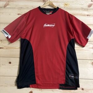 Dale Earnhardt Jr‎ Shirt Mens Large Red NASCAR Racing Bud #8 Chase Authentic Tee